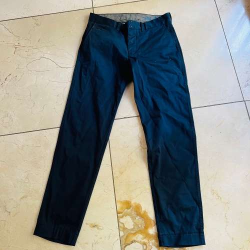 late entry! DIESEL `Chi` Slim Navy Chino Pants size 30 waist 100% good condition