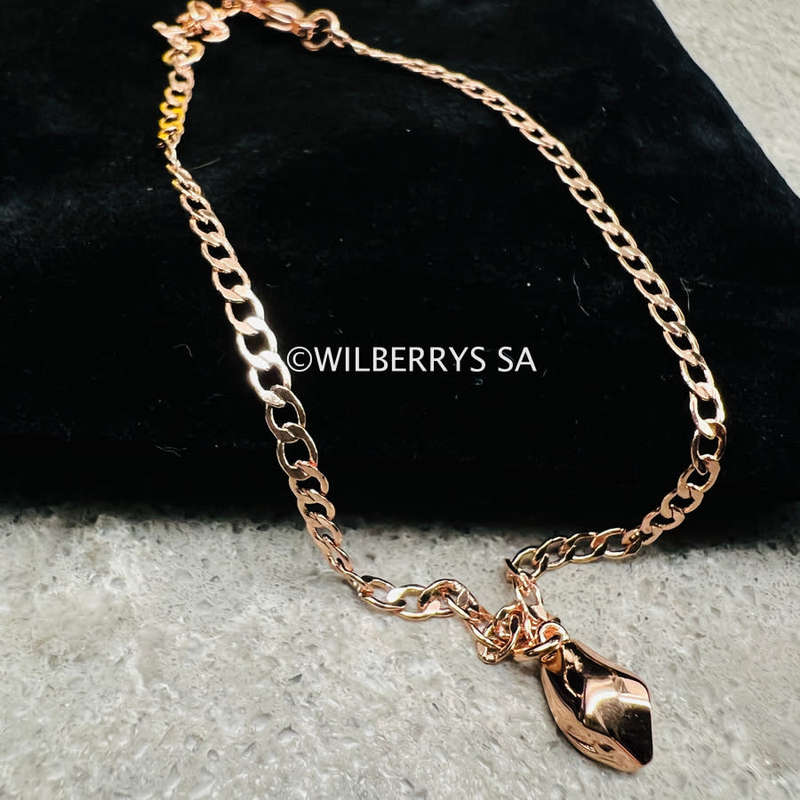 must see! Retail: R1950.00 JUST CAVALLI Rose Gold Plated, baby serpent bracelet