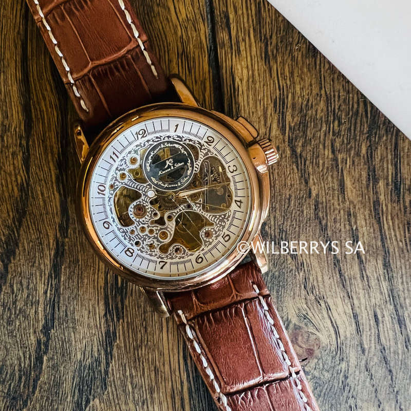 Retail: R2,099.00 KRONEN & SOHNE ® Men`s EMPEROR MECHANICAL AUTOMATIC Watch BRAND NEW