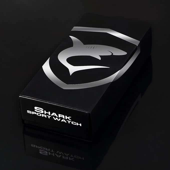 SHARK The Great White shark Dual Analog/Digital ALARM BACKLIGHT 46MM Watch BRAND NEW