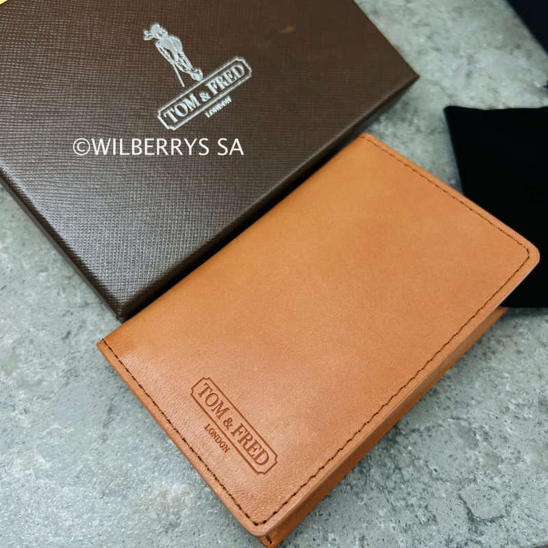 R30 courier.. R2,199.00 TOM & FRED® Men`s WORN VINTAGE BROWN Manchester Vertical Bi-fold Wallet