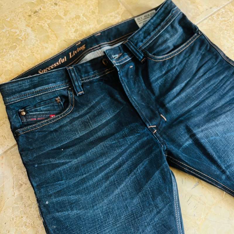 RRP 6k! DIESEL `Safado` Jeans Regular Slim Straight sz 29 waist 100% GENUINE NEW without tags
