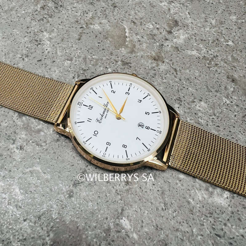 rrp R4,000.00 EICHMULLER GERMANY since 1950 Men`s Classic 40mm Easy Read Watch Milanese Watch