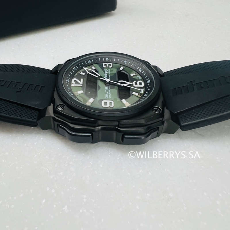 Revolution Men's Desert Eagle 316L Black Dual Time Watch