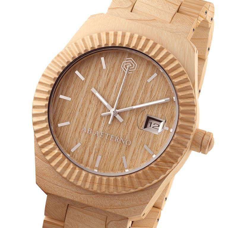 Retail: price R5,900.00 AB AETERNO Mens  Swiss movement MAPLE WOOD watch GENUINE,  NEW