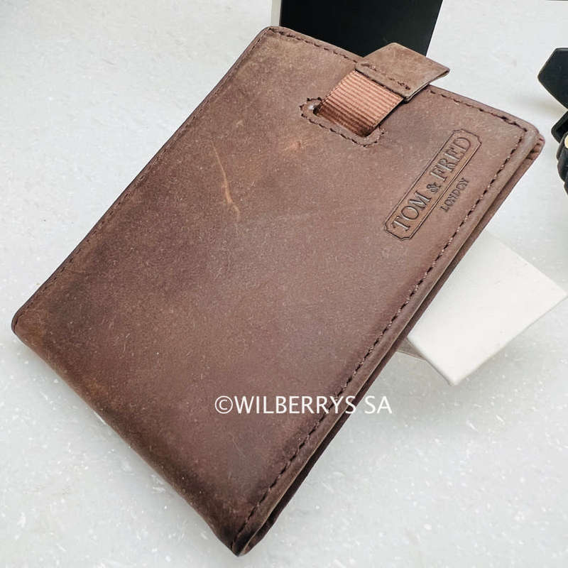 Tom & Fred London BROWN Speed Access Wallet