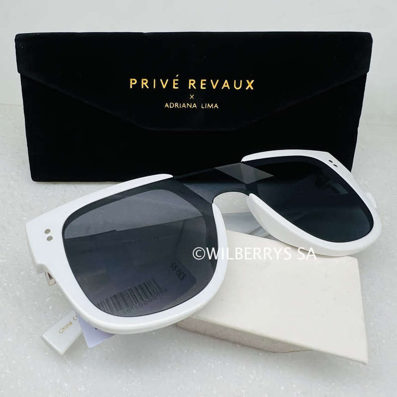 Prive Revaux Love Valentina x Adriana Lima - White Sunglasses
