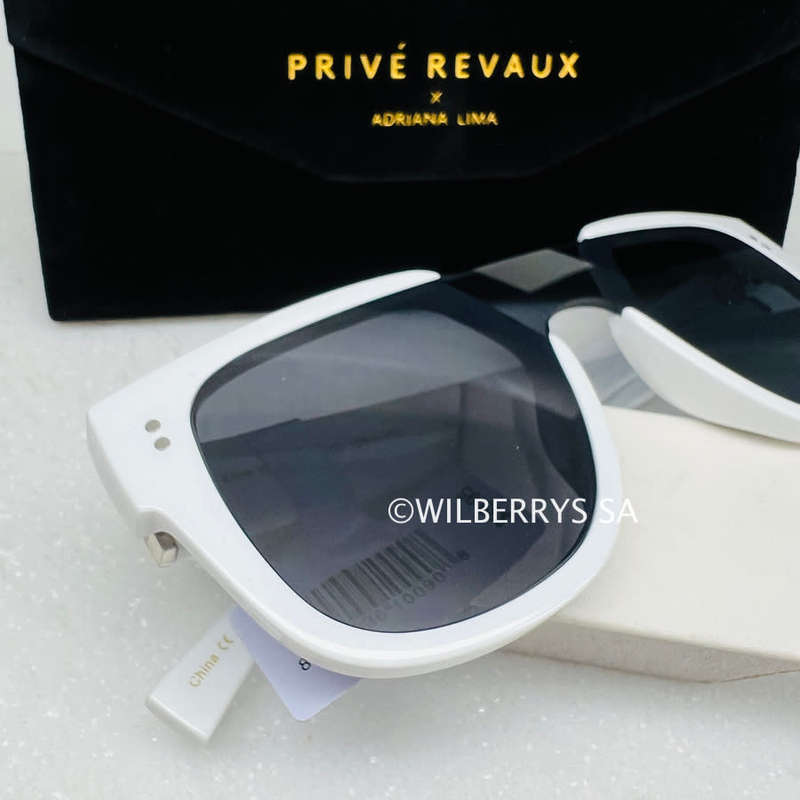 Prive Revaux Love Valentina x Adriana Lima - White Sunglasses