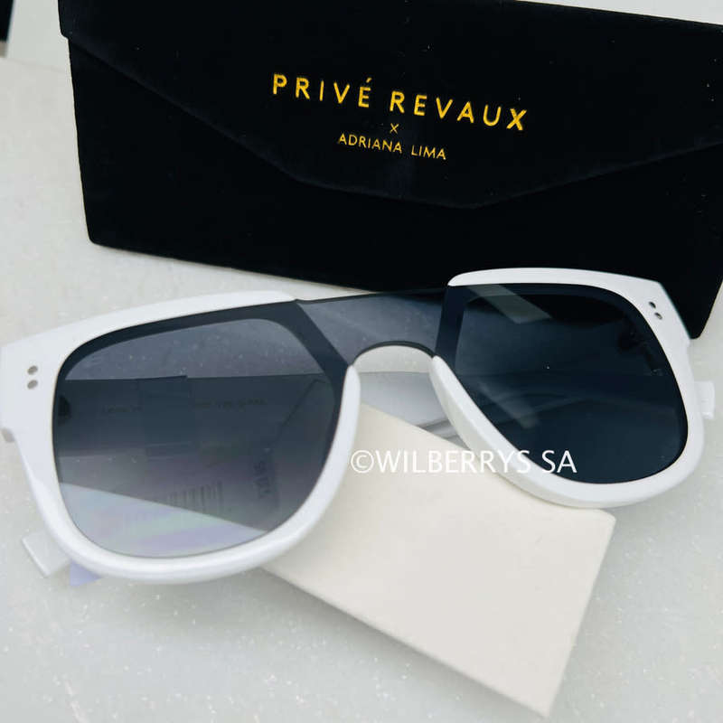 Prive Revaux Love Valentina x Adriana Lima - White Sunglasses