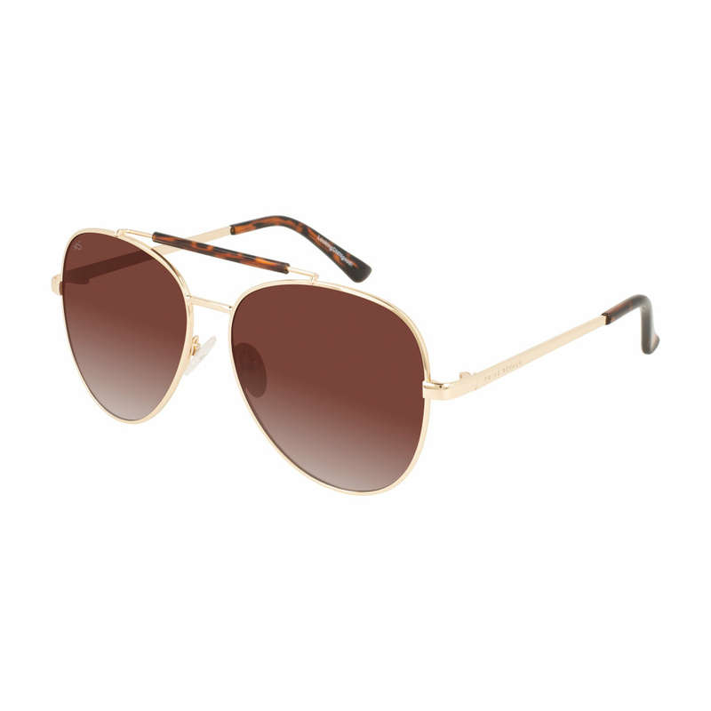 Prive Revaux Men's Aviator Sunglasses - Champagne Bridge, Gold