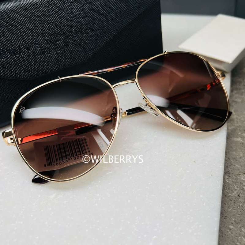 Prive Revaux Men's Aviator Sunglasses - Champagne Bridge, Gold