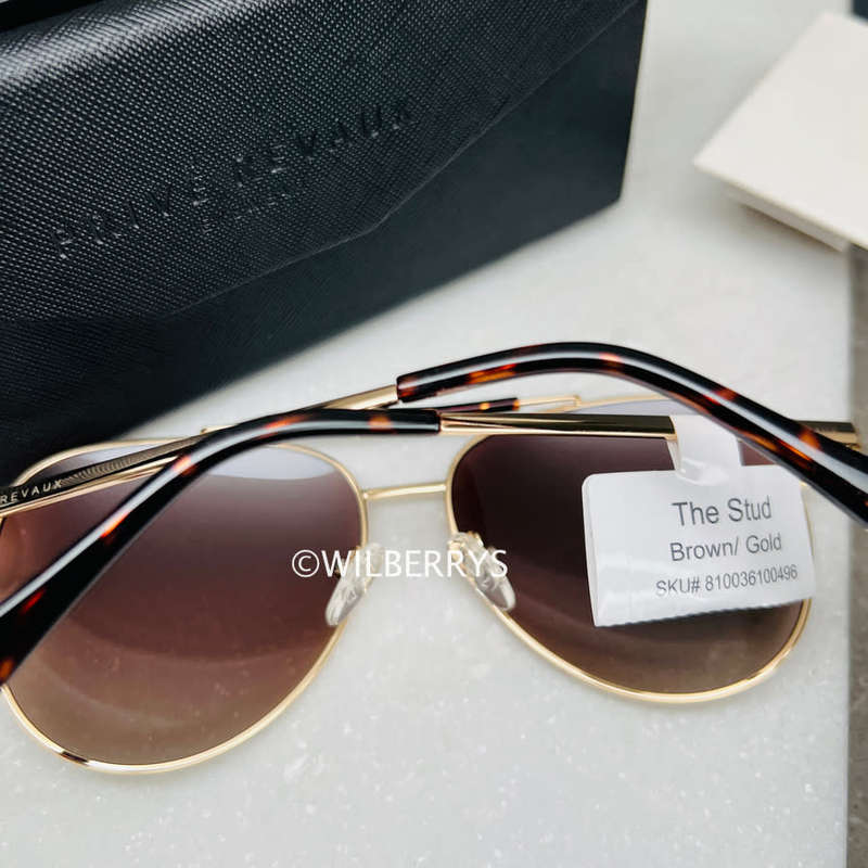 Prive Revaux Men's Aviator Sunglasses - Champagne Bridge, Gold