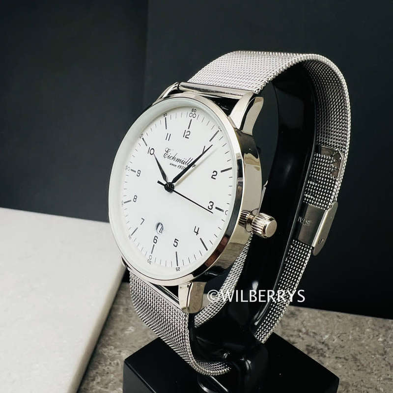 Eichmuller Germany since 1950 Traditional Eichmüller 42mm Steel Mesh Bracelet Watch
