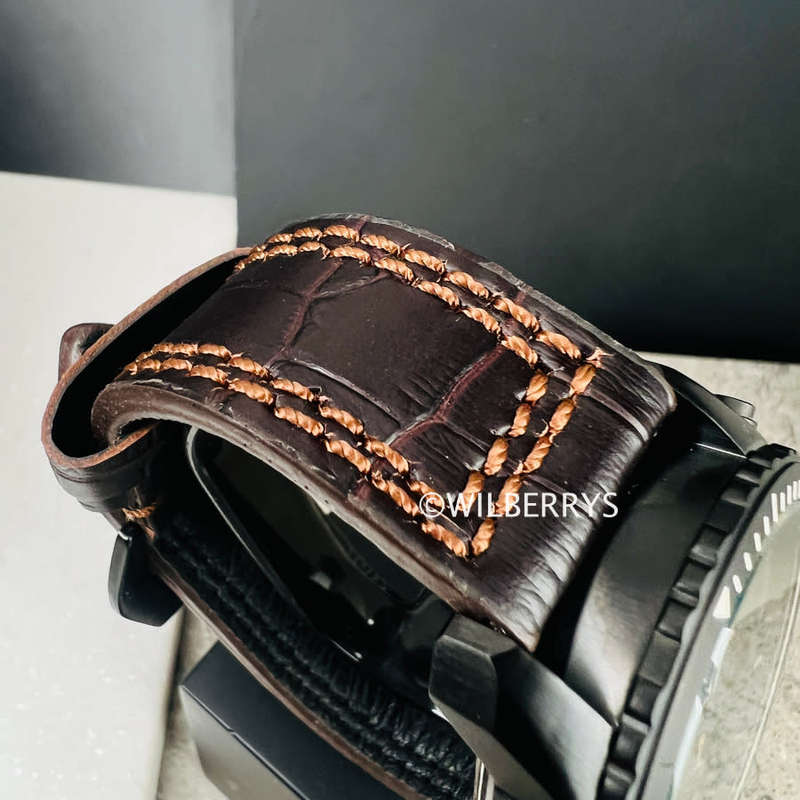 Aeromeister 1880 Amsterdam Men`s Mayday Vintage Brown Leather Chronograph Watch