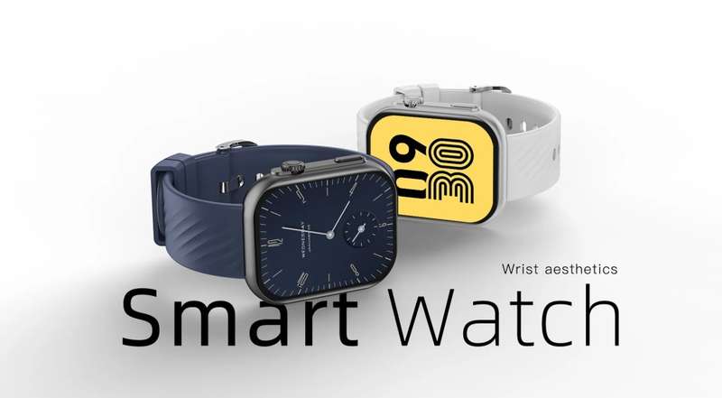NORTH EDGE Vermont Smart Watch Black / Navy Blue Silicone Finish