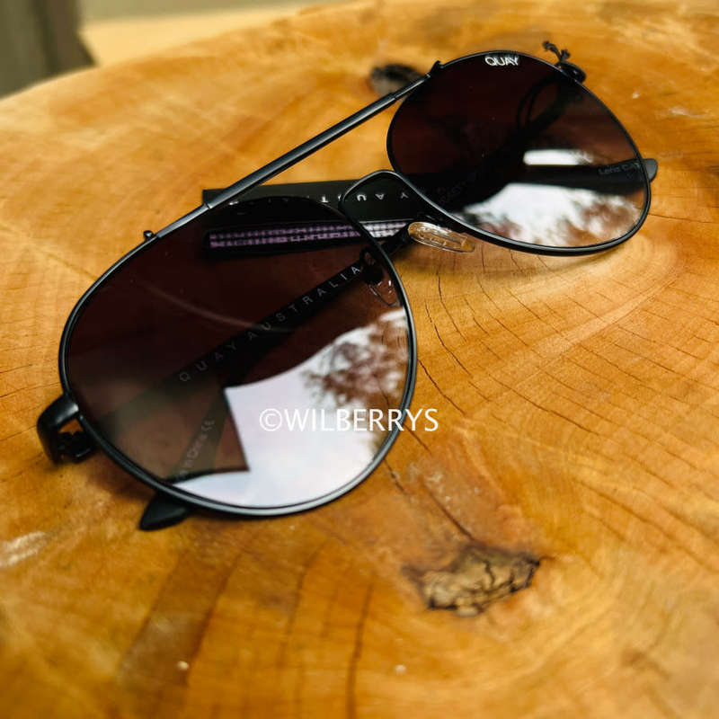 QUAY Australia Womens LICKETY SPLIT AVAITOR Sunglasses **AUTHENTIC BRAND NEW