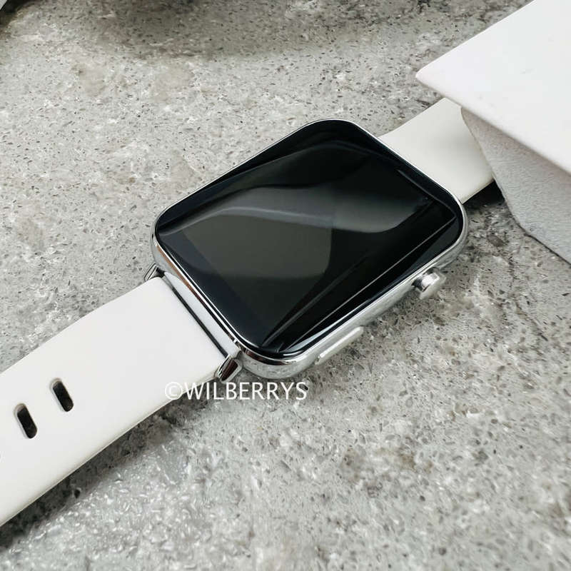 NORTH EDGE Cuva II all-in-one Smart Watch Silver Chassis | Grey Silicone Strap