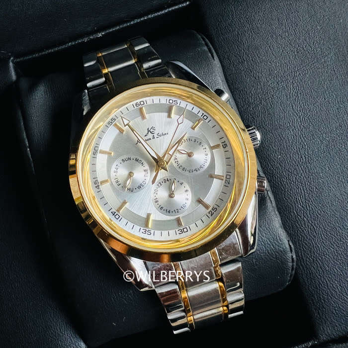KRONEN & SOHNE ® Men`s Classic Kinetic Mechanical AUTOMATIC Watch