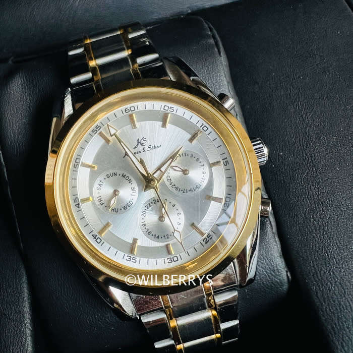 KRONEN & SOHNE ® Men`s Classic Kinetic Mechanical AUTOMATIC Watch