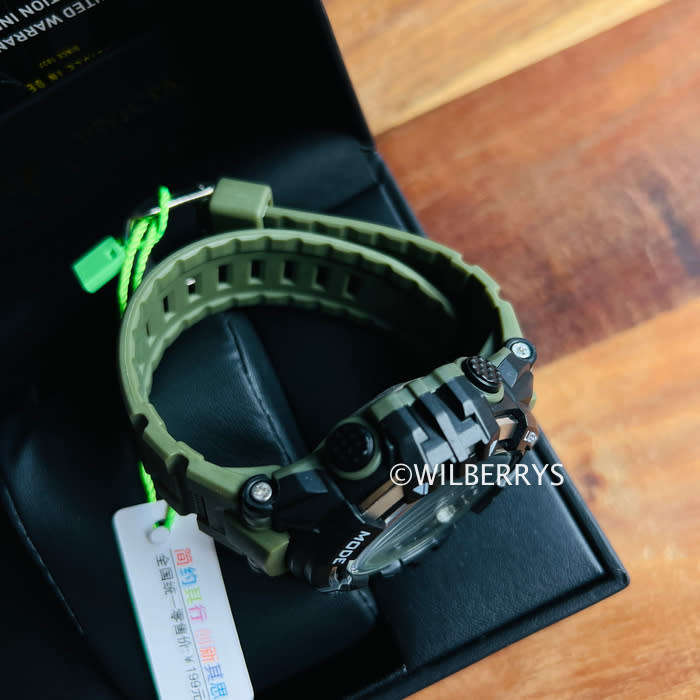 SMAEL Mens S-SHOCK Militaire Digital Watch Black / Army Green