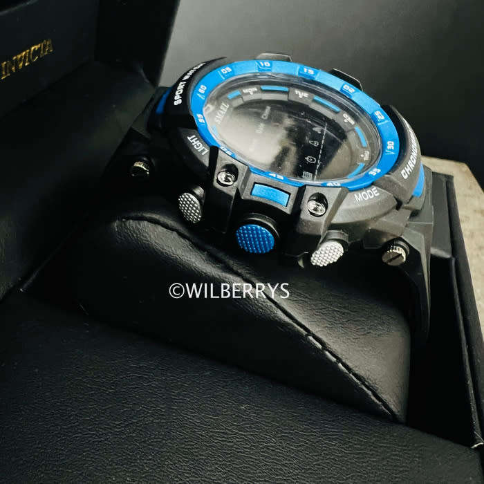 SMAEL Men`s SHOCK PROOF Mens COMPO S-SHOCK Black / Blue Watch WATER RESISTANT