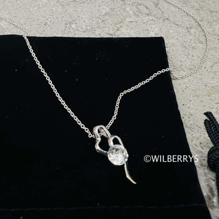 BRITISH JEWELLERS Desire Pendant Embellished with Crystals from Swarovski® + Chain