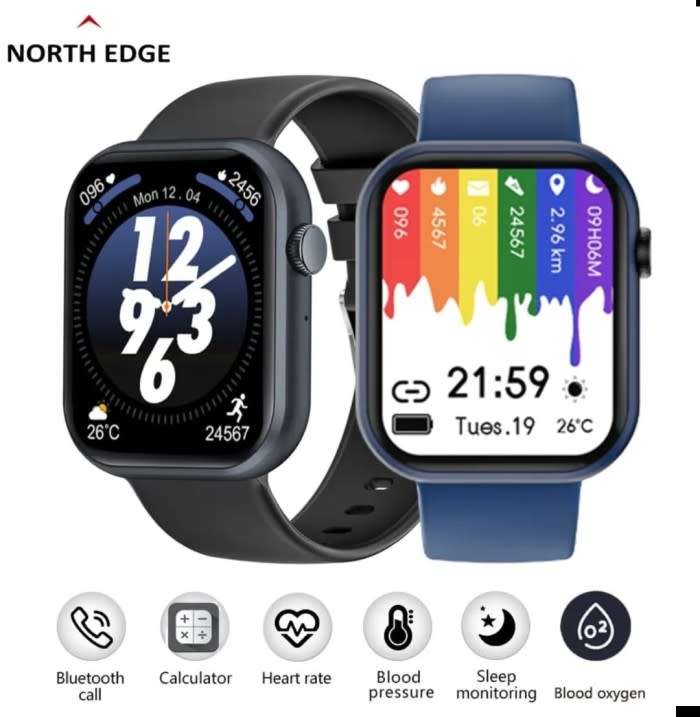 NORTH EDGE Basic need all-in-one Smart Watch Cobalt Blue | Fully featured
