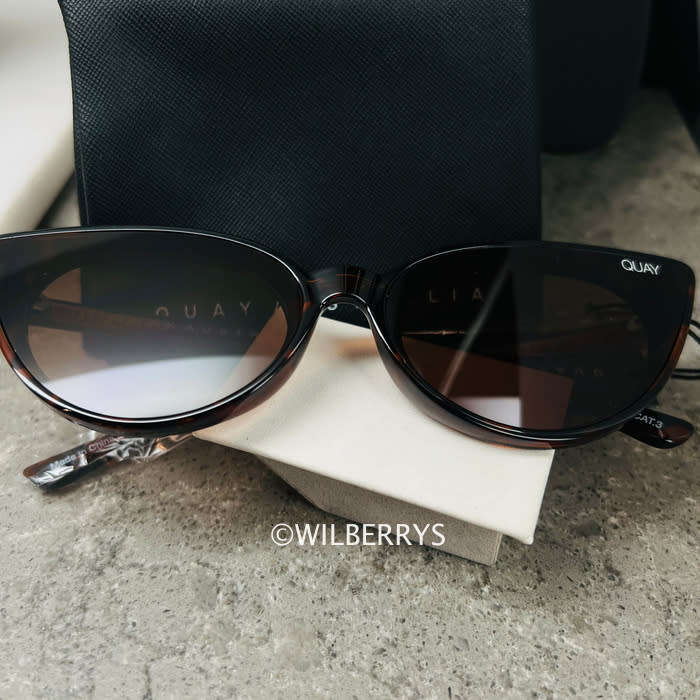 QUAY Luxury Australia Shine On Cat Eye Limited Production Acetate Sunglasses