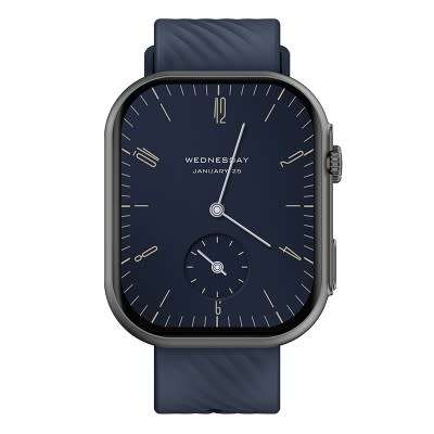 NORTH EDGE Vermont Smart Watch Black / Navy Blue Silicone Finish