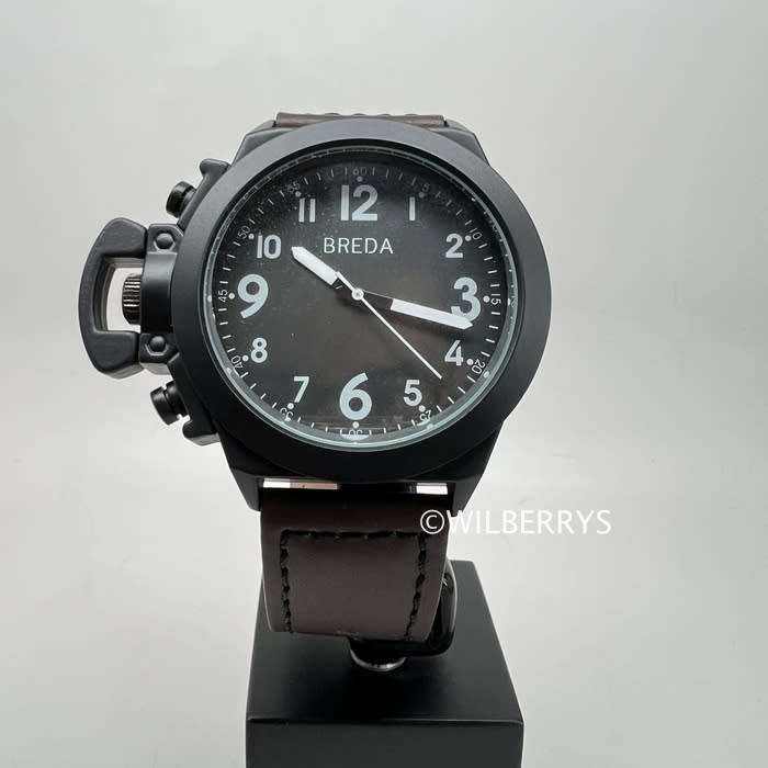 BREDA Mens 47mm Submariner Watch