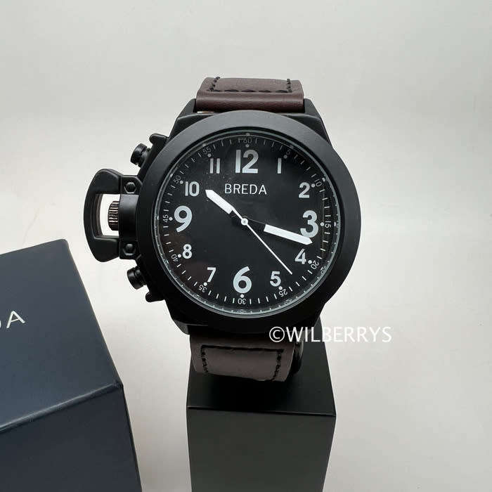 BREDA Mens 47mm Submariner Watch