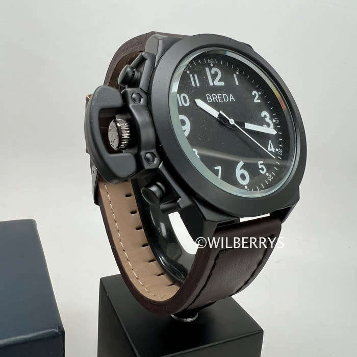 BREDA Mens 47mm Submariner Watch