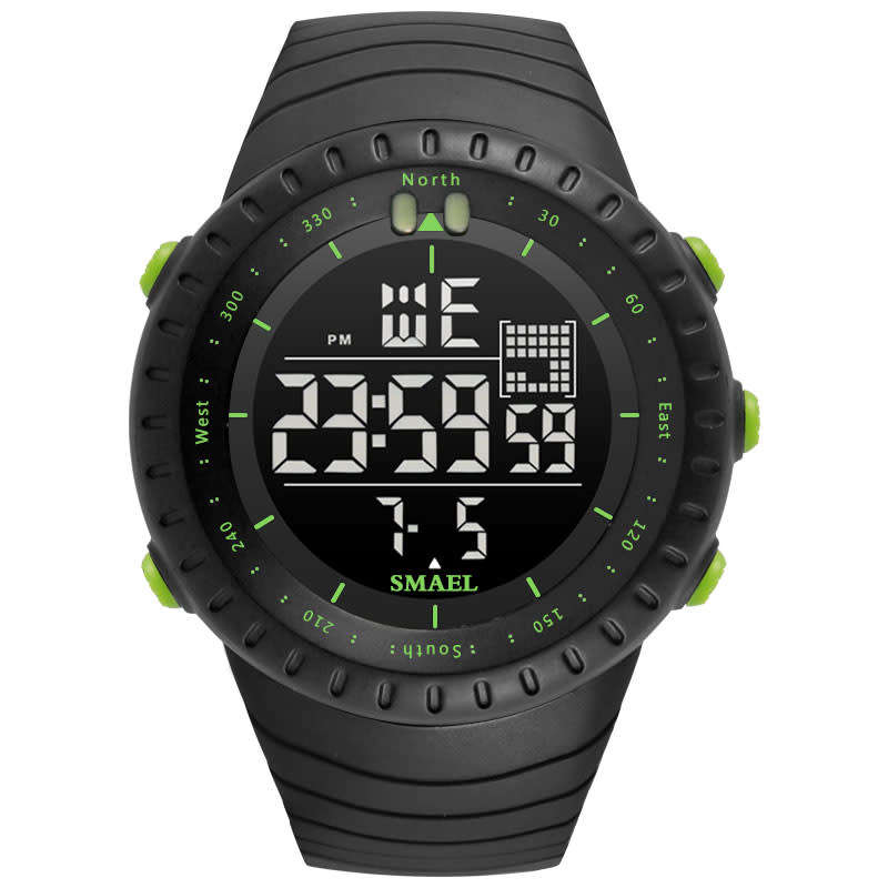 SMAEL Mens Sport Climber Army Black / Green