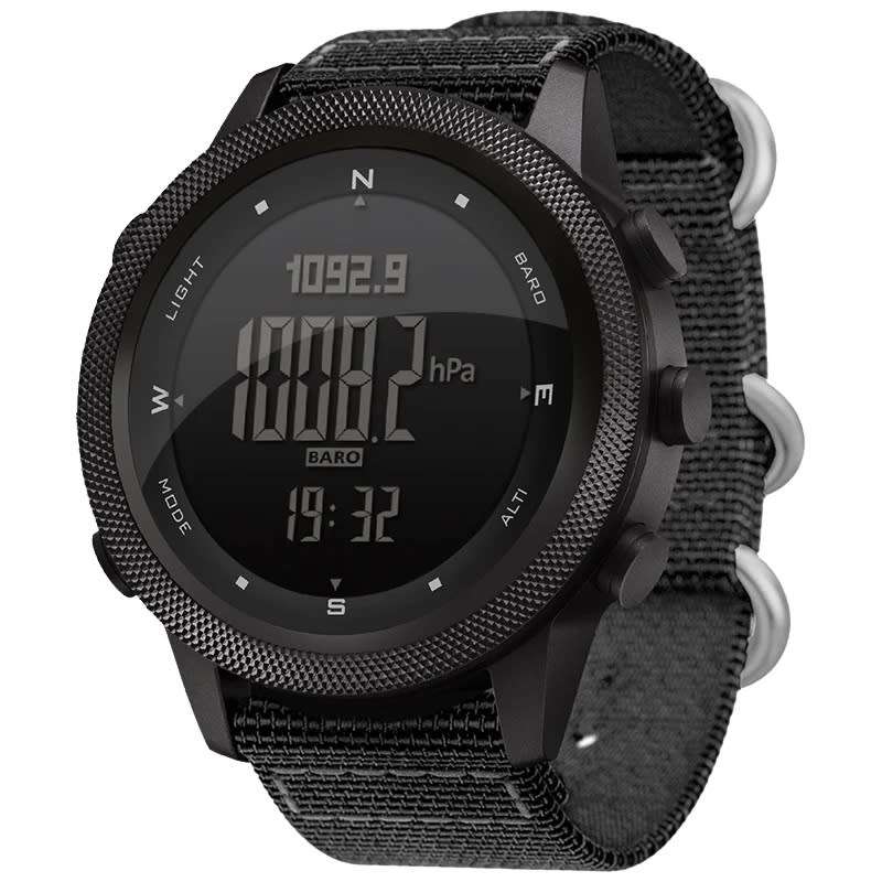 North Edge Apache 46mm Tactical Altimeter, Barometer, Compass Outdoor Watch with Nylon Strap