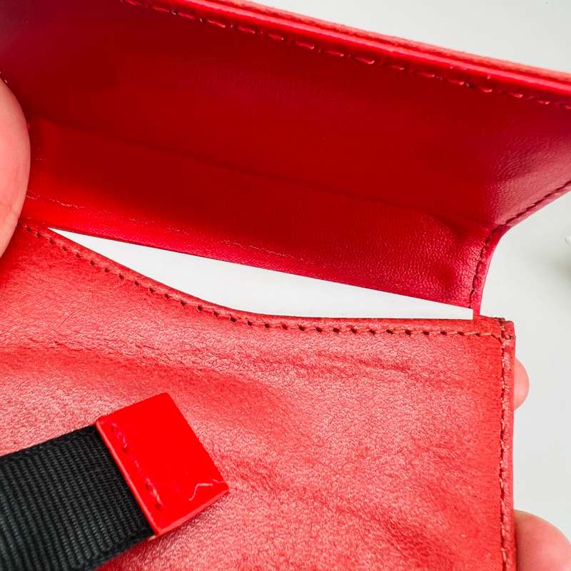 speed wallet TOM and FRED London® RED Freddy Genuine Leather Pocket Wallet