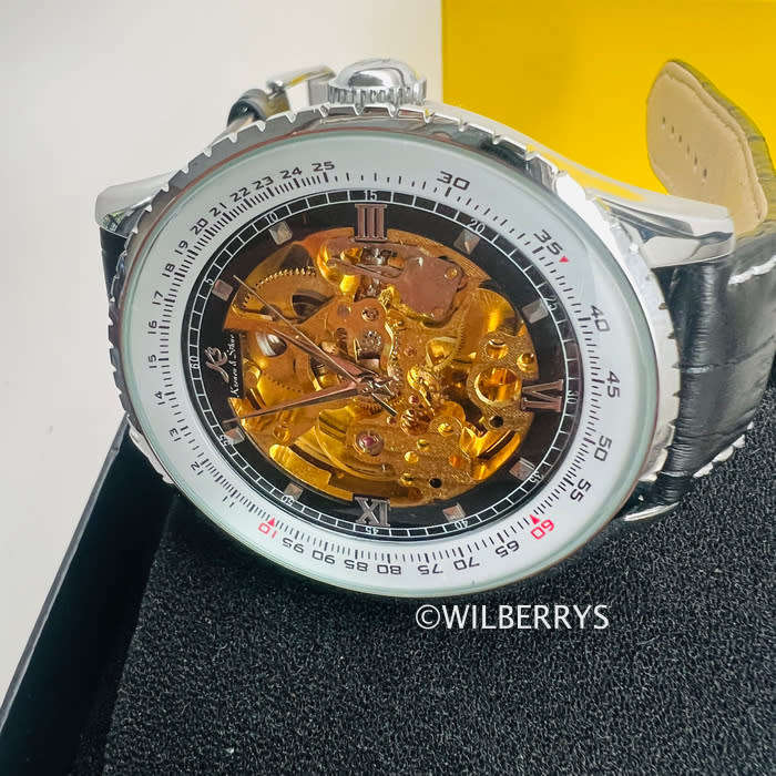 read before bid KRONEN & SOHNE ® Men`s broken crown Kinetic Mechanical AUTOMATIC Watch