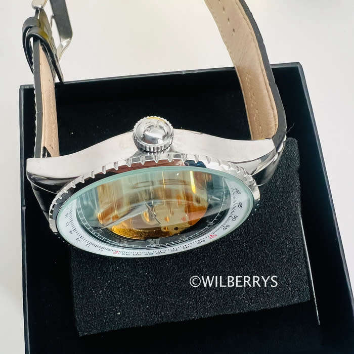 read before bid KRONEN & SOHNE ® Men`s broken crown Kinetic Mechanical AUTOMATIC Watch