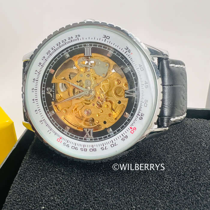 read before bid KRONEN & SOHNE ® Men`s broken crown Kinetic Mechanical AUTOMATIC Watch