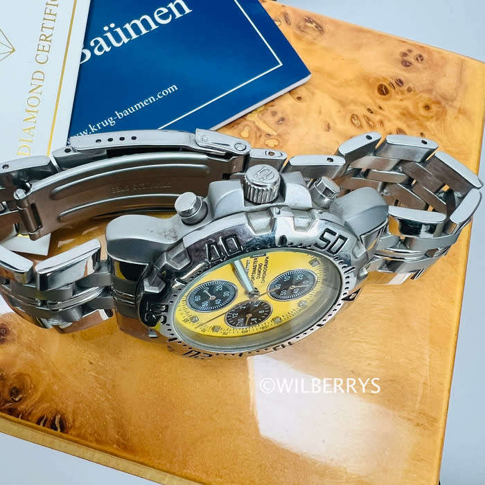 Krug baumen sportsmaster diamond chronograph online
