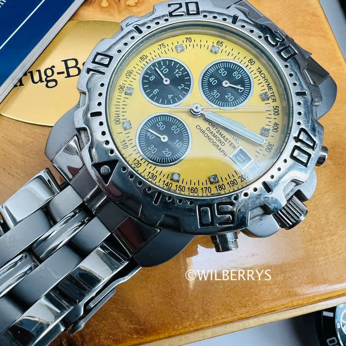 Krug baumen sportsmaster diamond chronograph top