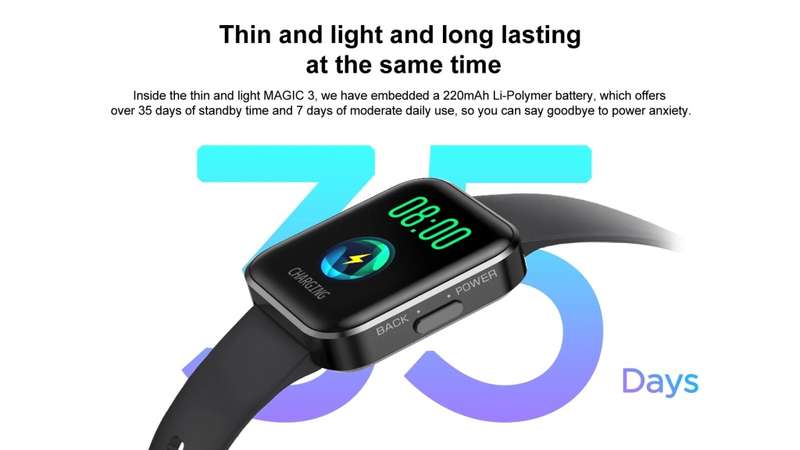 KOSPET MAGIC 3 Smart Watch | BLACK
