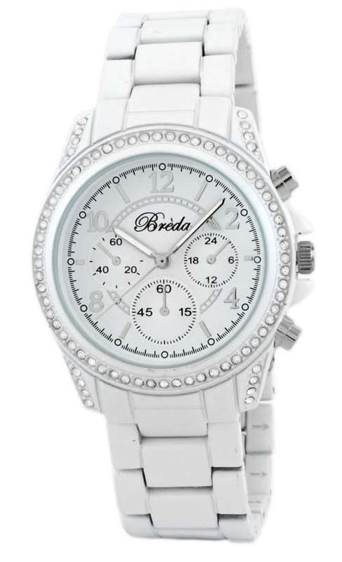 *END'S SUNDAY* BREDA Timepieces U.S.A. Meredith SNOW WHITE Ladies Watch BRAND NEW, BOXED, HOT!!