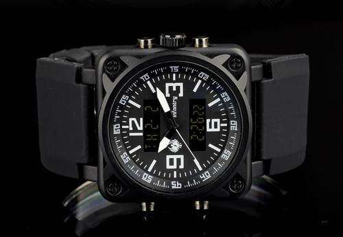 INFANTRY MILITARY CO. IN-023-BLK-R Night Stealth Watch BOXED, FULLY LOADED!