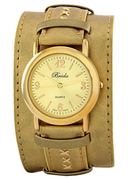 - BREDA American Timepieces - Mia Gold Cuff Ladies Watch BRAND NEW, BOXED, HOT!!