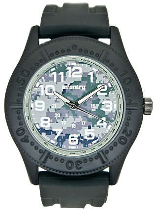 INFANTRY Military Co. Black IP Command Camo Dial Watch BRAND NEW BOXED, OFFICIAL DISTRIBUTOR!!