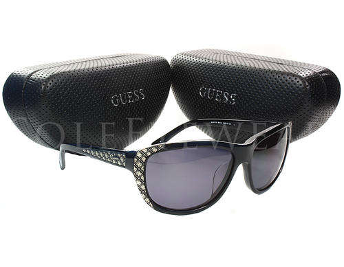 Genuine, New!! GUESS Hollywood Butterfly Sunglasses with LEOPARD CASE!!