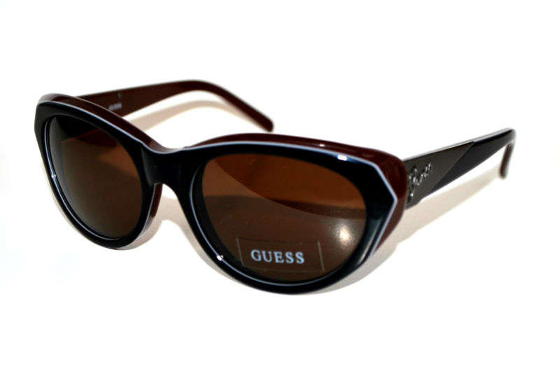 Genuine, New!! GUESS Sexy Acetate Two Tone Retro Sunglasses + LUXURY CASE + PAPERS!!