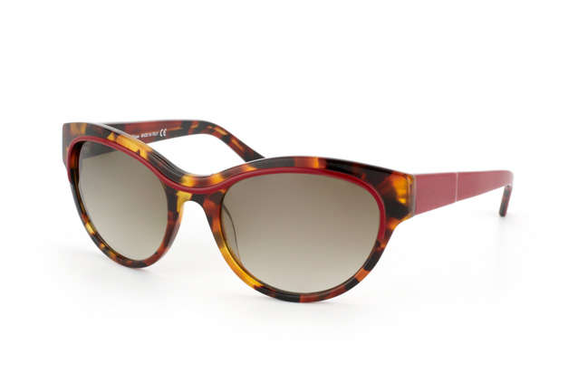 ends @ 1:45pm!! JOHN GALLIANO Lady Italy Havana/Red Sunglasses BRAND NEW with papers!! 100% GENUINE