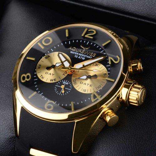 *Only 5 in SA!!* AQUASWISS Men's TRAX **DARK KNIGHT** Swiss Watch BRAND NEW w/ box and papers