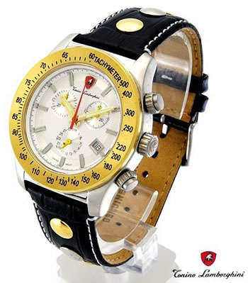 **R35,000.00** TONINO LAMBORGHINI 18k GOLD SE Racer Chronograph Men's Watch